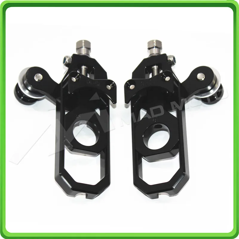 for APRILIA RSV4 2009-2014, Black Motorcycle Chain Tensioner Adjuster with Spool 