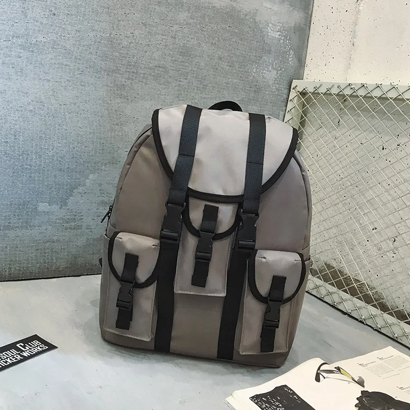 

Locomotive Chaoku student schoolbag multifunctional multi-pocket double shoulder backpack