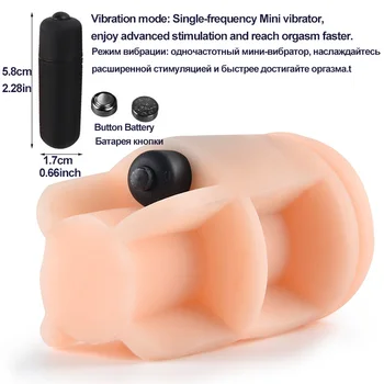 Male Sex Toy Masturbator Realistic Tight Vagina Masturbating Stimulation Toy Pussy Anal Sex Mouth Blowjob Masturbating Device 3