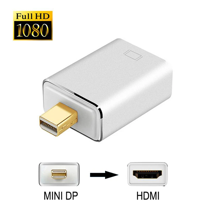 Адаптер Mini Displayport для HDMI 1080P Mini DP для HDTV