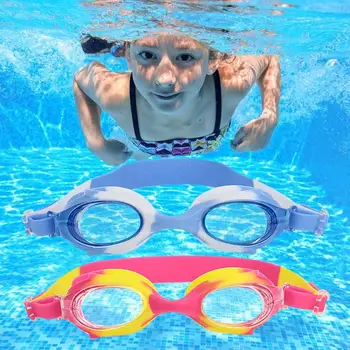 

Swimming Mirror Durable Practical Pc 2color Anti Fog Child Beach Children'S Swimming Glasses Diving Swim Swimming Goggles