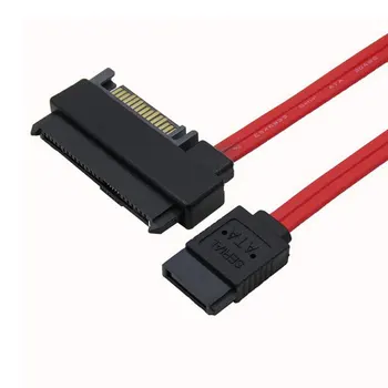 

SATA Hard Disk Drive Raid Cable SFF-8482 SAS 29 Pin to SATA 7 Pin with 15 Pin SATA Power Port Cable red color 50cm