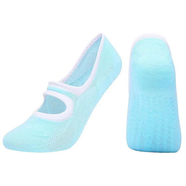 New Women Yoga Socks Anti Slip Bandage Sports Ladies Girls Ballet Socks Dance Sock Slippers B2