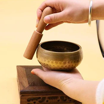 

Indian Bowl Manual Tappin Buddha Religious Earthenware Bol Copper Chime Large Tibetan Bowls Luneaire Chantanting Meditation