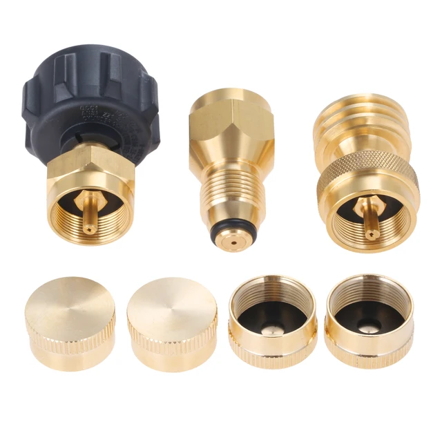 7 db/Beállított Propán Adapter Újratöltési És Steak -Megtakarító Gázrács Az Eldobható Kis Palackhoz Tartálykaporral - Image 2