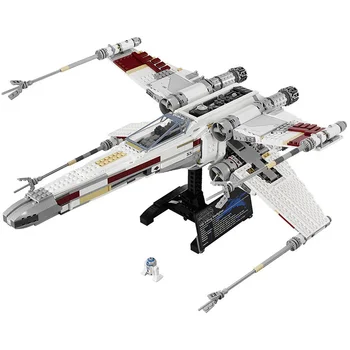 

With light 81041 Star Red Five X-Wing Star fighter UCS X Fighter Compatible 10240 Building Blocks Bricks Christmas Gift toys