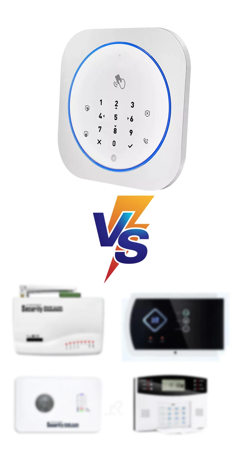 Gsm sistema de alarme seguro rfid app