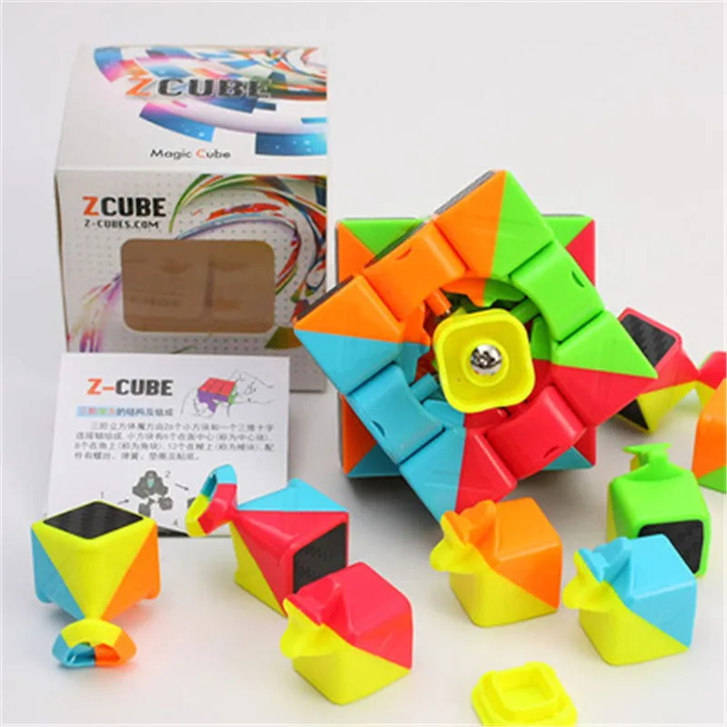 Z cube наклейка из углеродного волокна скорость 3x3x3 волшебный куб 3*3*3 развивающая игрушка или хороший подарок для детей