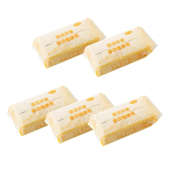 

Multi-Purpose 80Pcs/Bag Non-Woven Fabric Disposable Kitchen Cleaning Cloth Removable Dish Cloth Scouring Pad Kitchen Cleaning 5