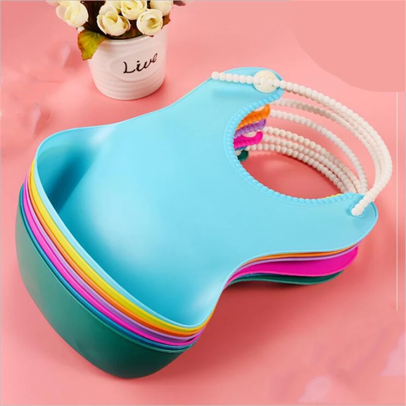 Детские нагрудники водонепроницаемый мягкий силиконовый нагрудник для