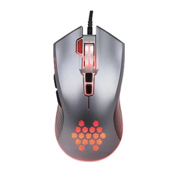 

MIXIE USB Optical Mouse 4800 DPI Wired Gaming 8 Keys M10 Mechanical Mouse RGB Backlit