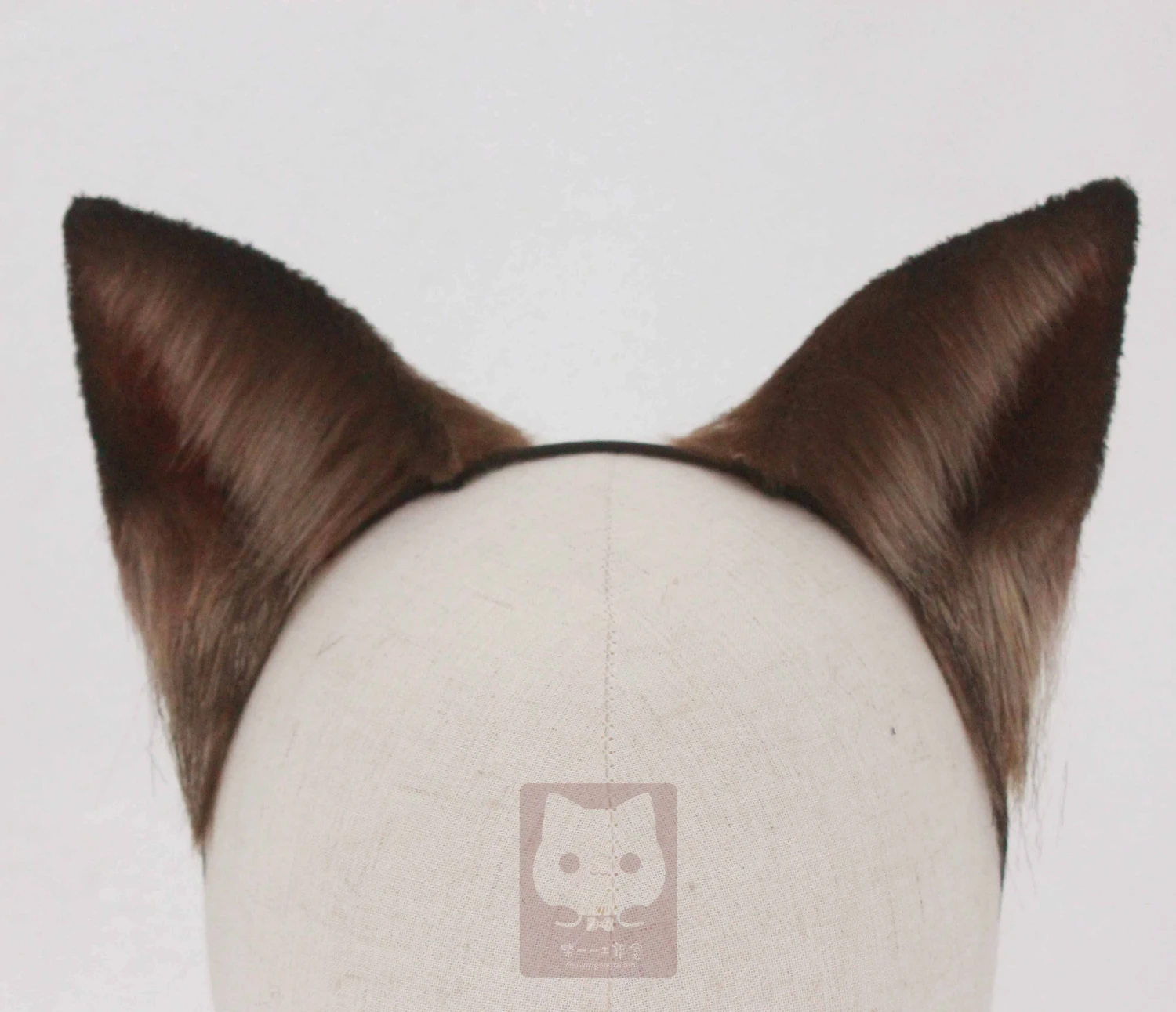 MMGG New original handmade work xian Cat neko deep Brown Ears hairhoop for anime lolita cosplay costume accessories | Тематическая