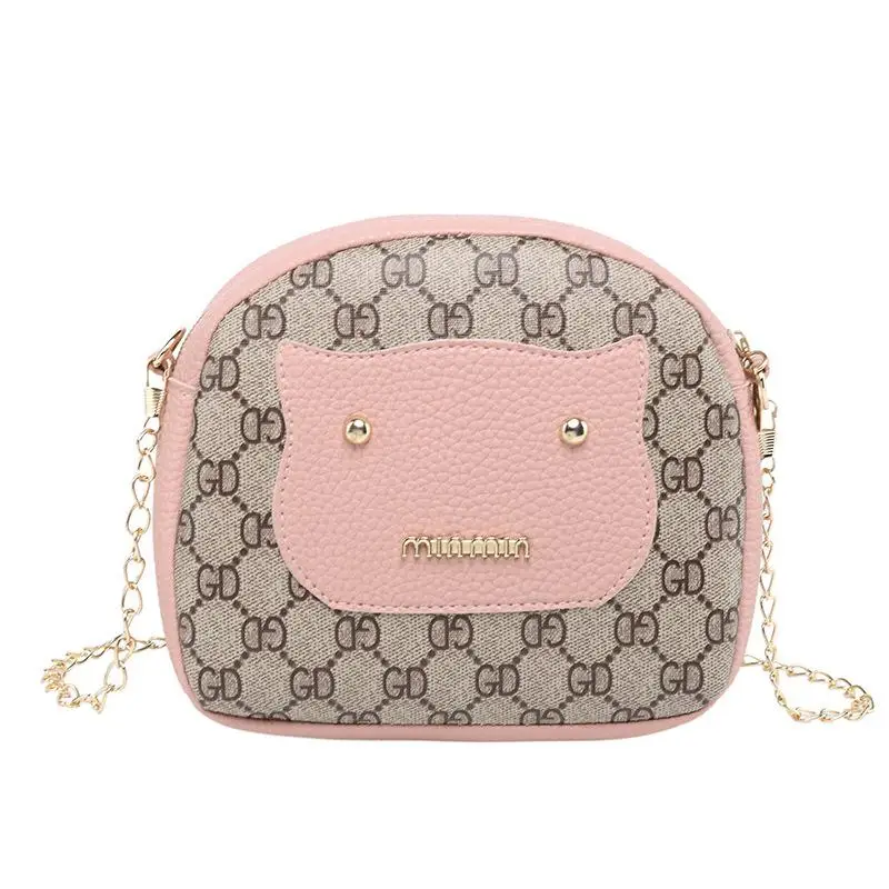Женская сумка, модная версия, маленькая Корейская, сумка на цепочке, квадратная сумка-мессенджер - Цвет: D