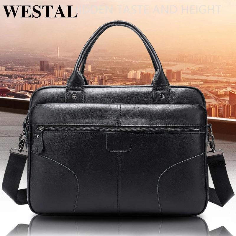 leather office bags for men