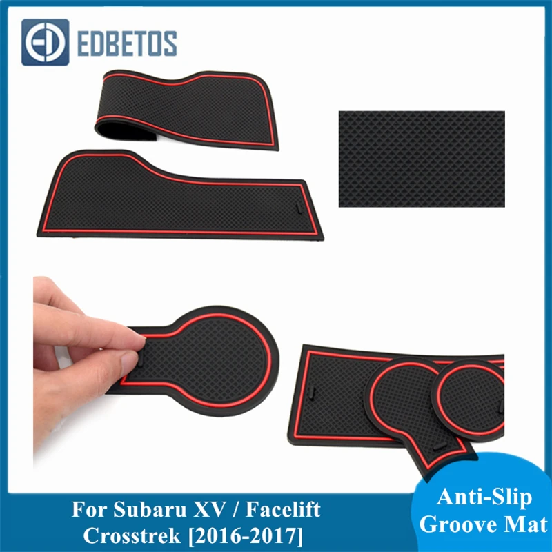 Для Subaru XV 2018 2019 2020 коврик для дверей Crosstrek WRX STI слот ворот Coaster Pad| |