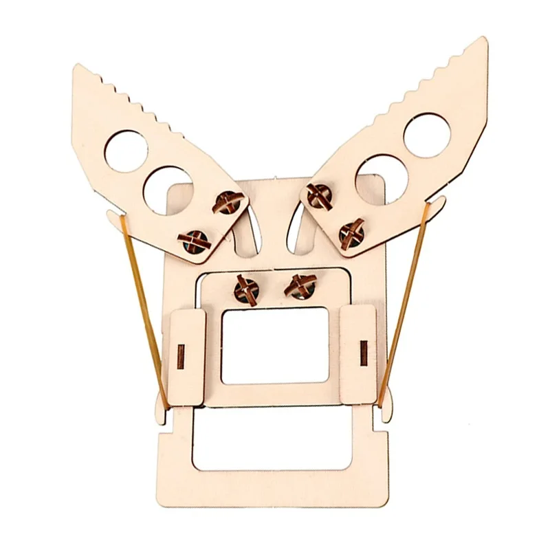 

Creative technology small production diy rubber band power mechanical arm physical experiment model