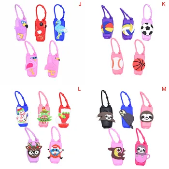 

30ml Silicone Cartoon Hand Sanitizer Bottle Protective Cover Leak Proof Protection Empty Cover Case For Children