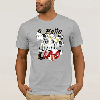 

Fashion Top Cotton Tee La Casa De Papel House of Paper Money Heist Short T Shirt Men's Pre-Cotton Short Sleeve T Shirt Exercise