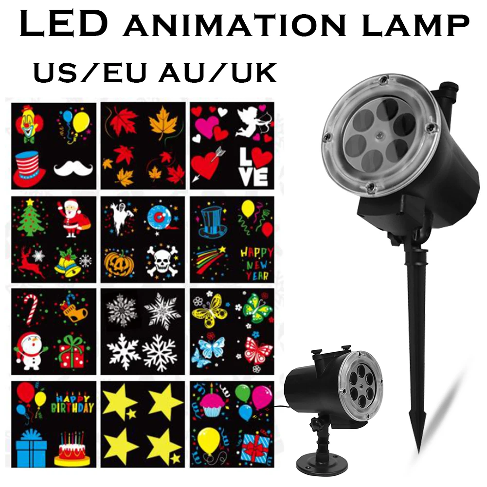 

Snowflake Christmas LED Projector Lights Festival Home Party Decor Night Lamp Snow Projector Light Christmas Light Fast Shipping