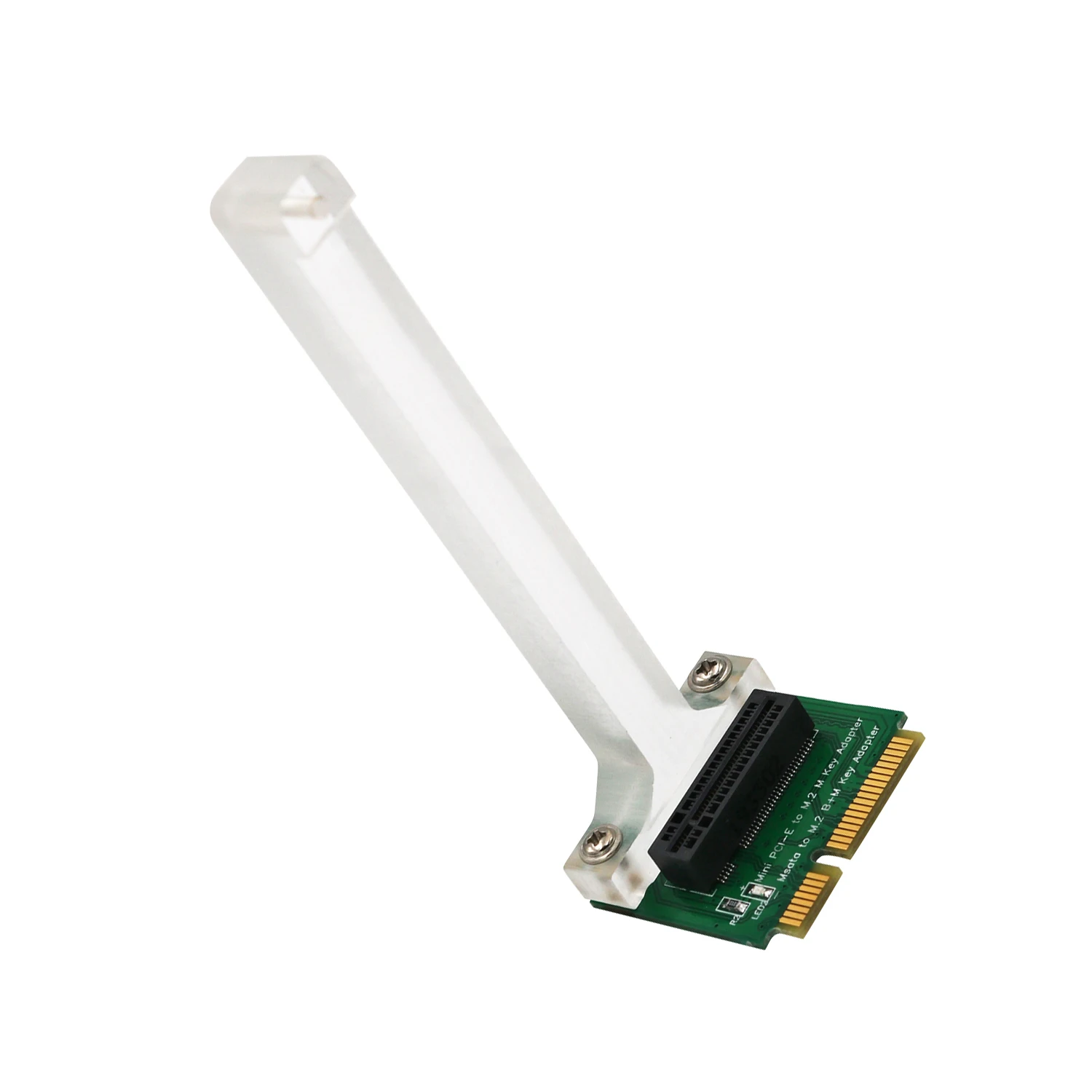 Адаптер M.2 SSD / B + M key SATA Bus to Mini PCI E вертикальная установка для Nvme NGFF 2280 типа карточка