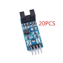 20 шт. измеритель скорости датчика счетчик двигателя тестовый модуль Слот Тип оптическое соединение для arduino