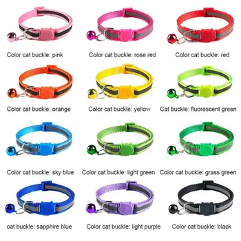 

Breakaway Cat Collar With Bell, Reflective Cat Collars Ideal Size Pet Collars For Cats Or Dogs Suitable For Pets Of All Size