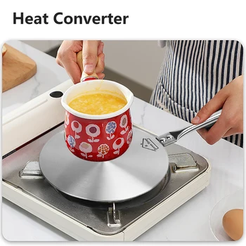 

S Size Induction Cooker Heat Exchanger Plate Adapter Heat Diffuser Converter For Gas/Electric/ Cooker Kitchen Tool
