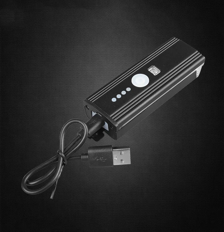 USB перезаряжаемая велосипедная Ночная велосипедная безопасная Передняя световая лампа разборка с супер шумным динамиком