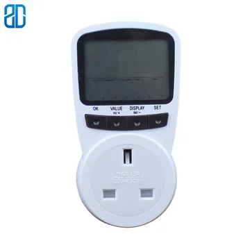 

UK British Metering Socket Multi-function Creative Meter Intelligent Power Detector Home Timer Socket TS1500-UK