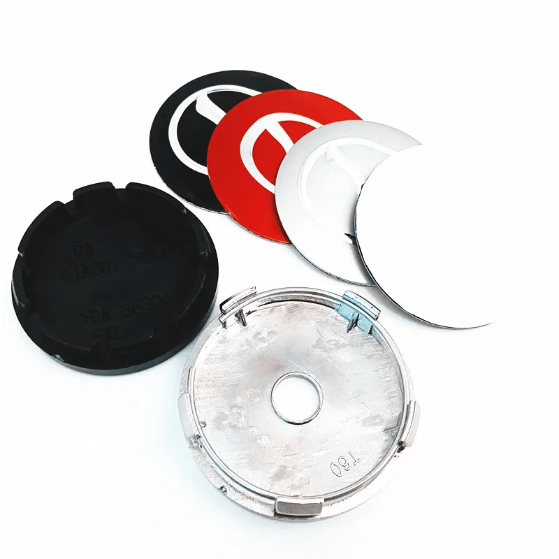 

4pcs 56mm 60mm Car Wheel Center Hub Cap Logo Rims Caps Badge Dust-proof Covers Decals Wheel Sticker Refit Decoration Emblem 072