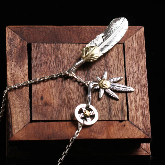 インディアンジュエリー 上銀 特大フェザートップ goro's ゴローズ 上