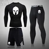 Men's Running Set Gym Legging Thermal Underwear Spartan Compression Fitness MMA Rashguard Male Quick-Drying Tights Track Suit ► Photo 2/6