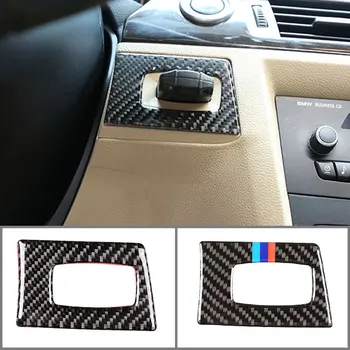 

For BMW 3 Series E90 E92 2005-2012 Keyhole Frame Real Carbon Fiber (Soft) Car Interior Modification Parts