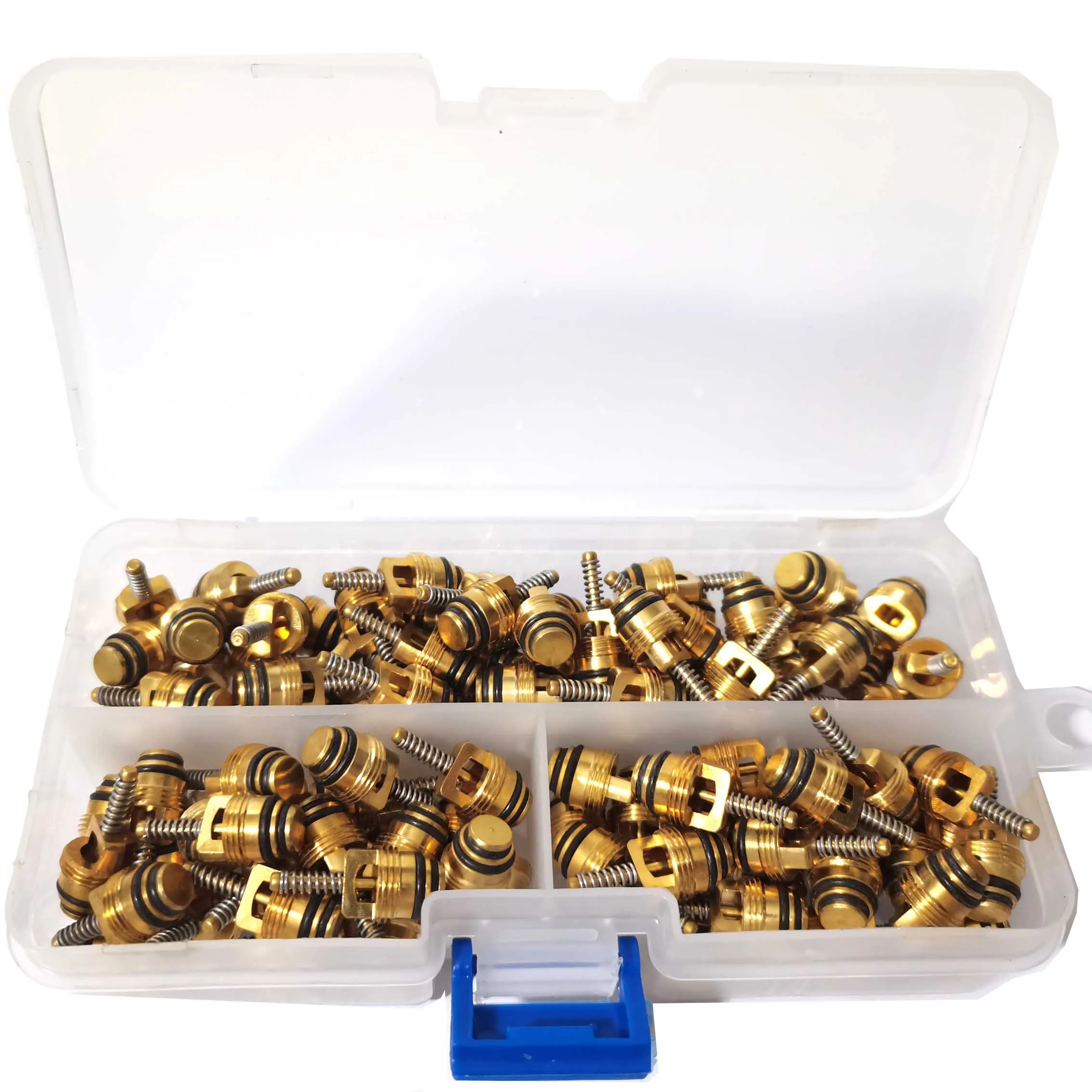 100pcs Valve Core For Auto A/C High / Low Pressure Valve Core Refrigerant valve seat gas needle R134a BMW Volvo Benz