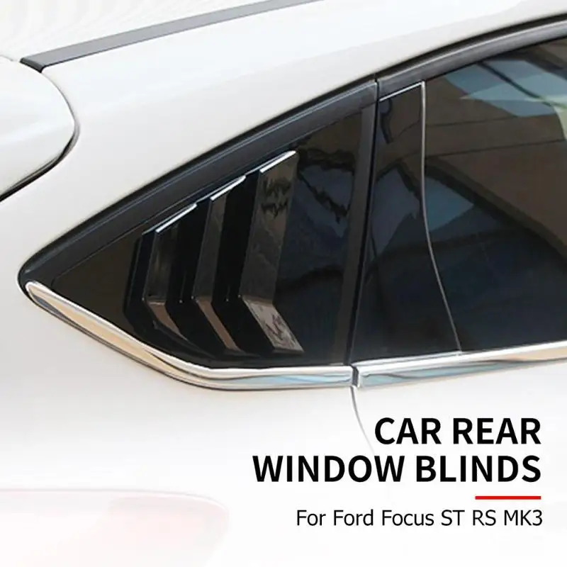 1 пара боковых жалюзи заднего четверти для Ford Focus RS ST MK3 2012- оригинальная автомобильная неразрушительная установка