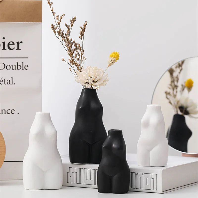 

Nordic Home Decor Woman Naked Vases Decoration Home And Decoration Ceramic Vase For Decoration Home Cachepot For Flowers