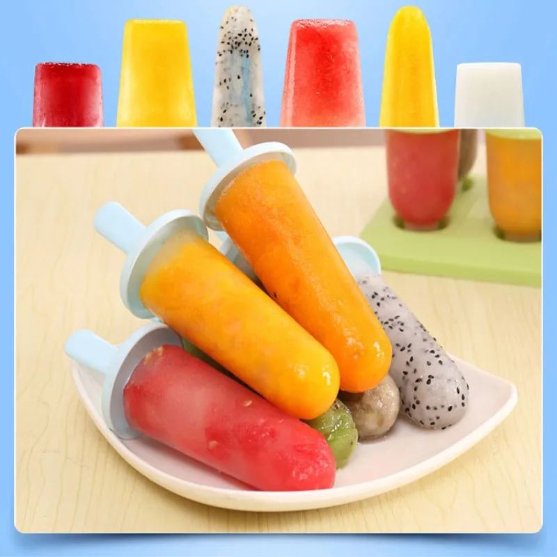 Новые DIY формы для мороженого, желе, форма для мороженого, инструменты для мороженого, форма для мороженого с палочками для мороженого и поддоном, формы для льда