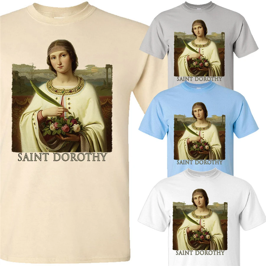 Футболка с надписью Saint dorome V1 Christian размеры S-3XL белая небесно-голубая коричневая
