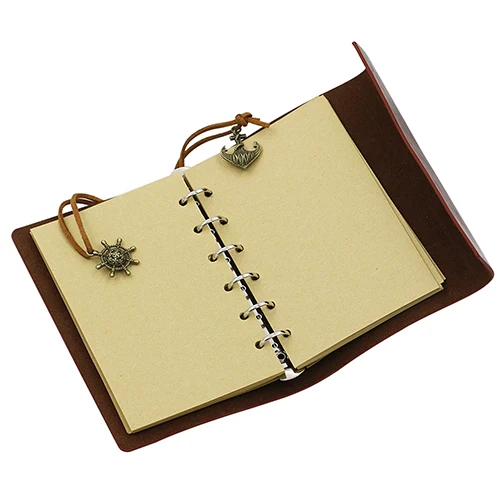Retro Anchors Faux Leather Cover Notebook Journal Traveler Book Diary Blank Retro Anchors Faux Leather Cover Notebook Journal Traveler Book Diary Blank