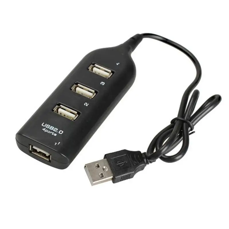 4 порта USB 2,0 высокоскоростной мини-концентратор гнездо шаблон для ноутбука ПК