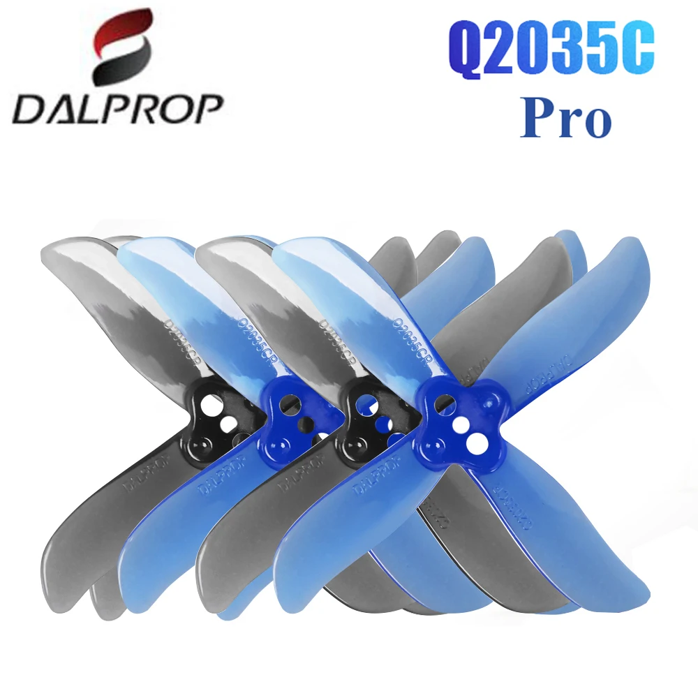8 пар DALPROP CYCLONE 2-дюймовый Q2035C Pro 2035 4-Лопастной Пропеллер CW CCW для RC Cine Whoop Drone FPV Racing |