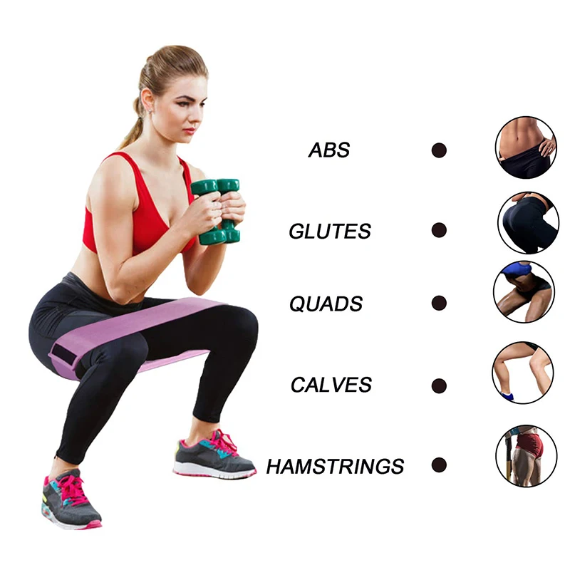

Fitness Yoga Hips Resistance Strip Anti-skid Latex Elasticity Buttocks Deep Squat Circle GYM Outdoor Home Sport Office Equipment