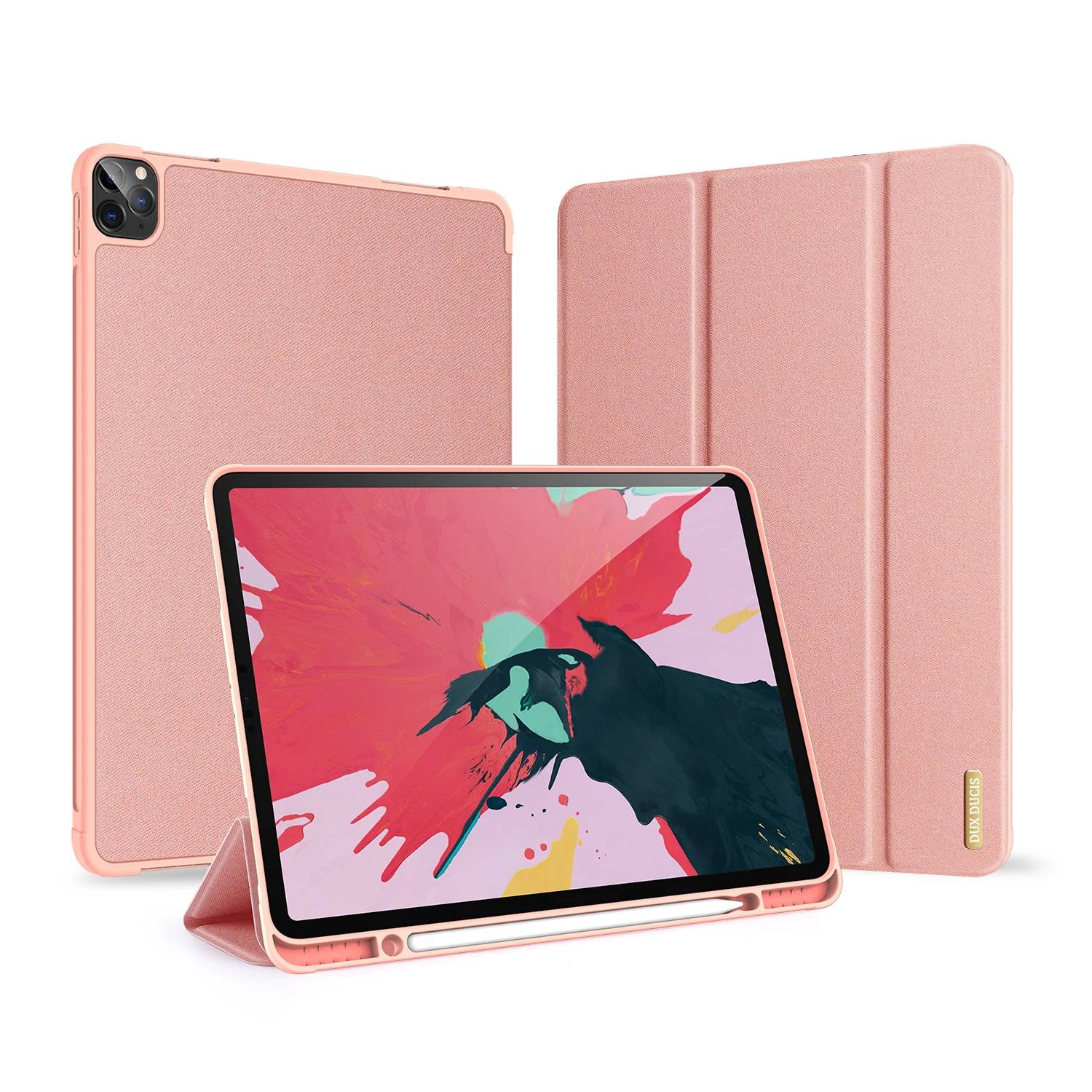 Новый Магнитный чехол для iPad Pro 12 9 2020 умный флип с подставкой и держателем