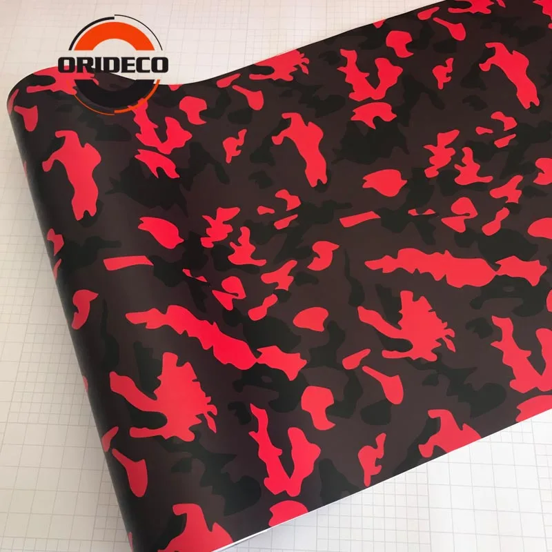 red black camo vinyl car sticker 2