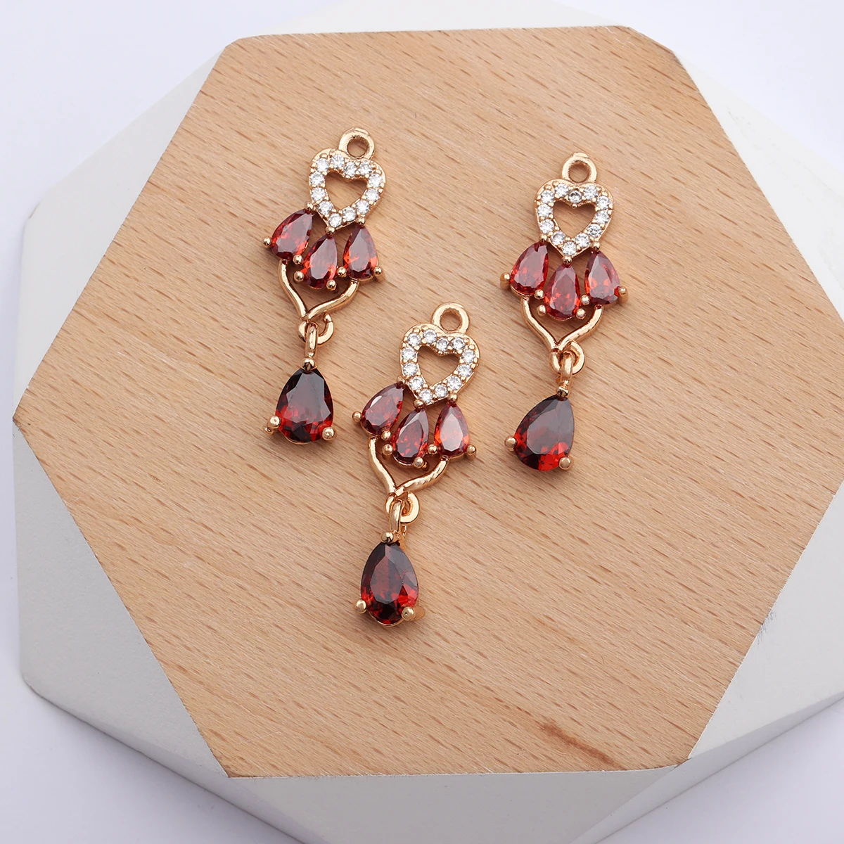 Assoonas M457, Серьги с драгоценными камнями, ювелирные аксессуары, 18k позолоченные, шарм, diy циркон кулон, изготовление ювелирных изделий, diy серьги, 6 шт./лот
