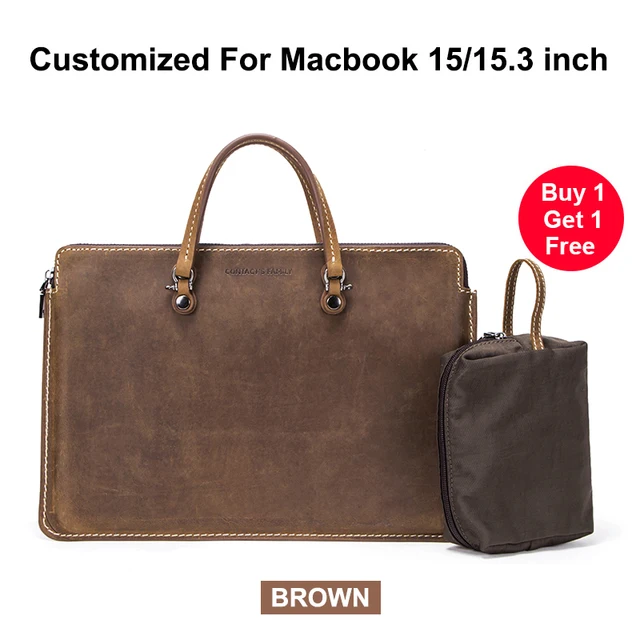 Vintage Leather Laptop bag For Macbook Pro 15