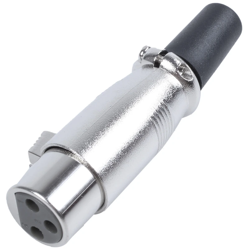 XLR 3 pin гнездовой разъем адаптера к кабелю для подключения внешних устройств 6 5 мм
