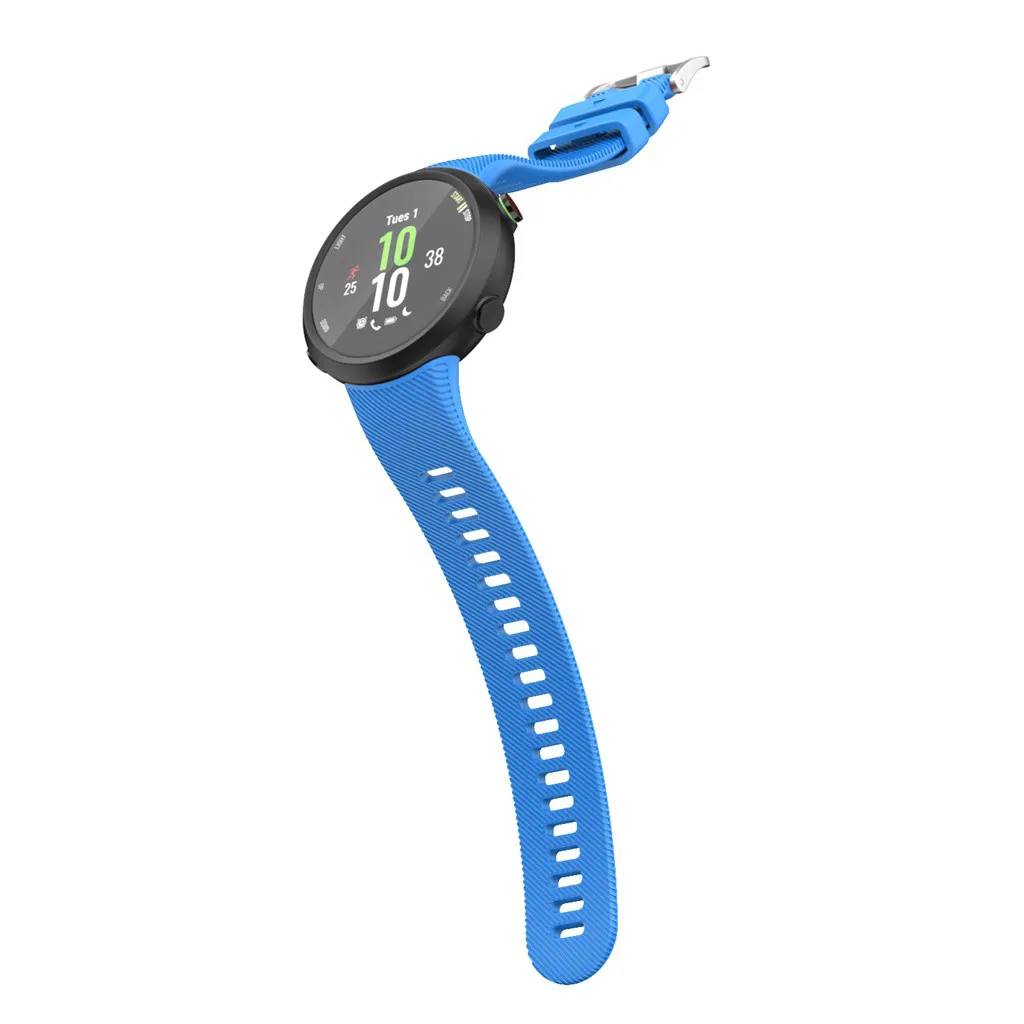 Ouhaobin 18 мм 20 мм силиконовый ремешок для часов Garmin Forerunner 45S ремешок для Garmin Forerunner 45 Часы 1022#2