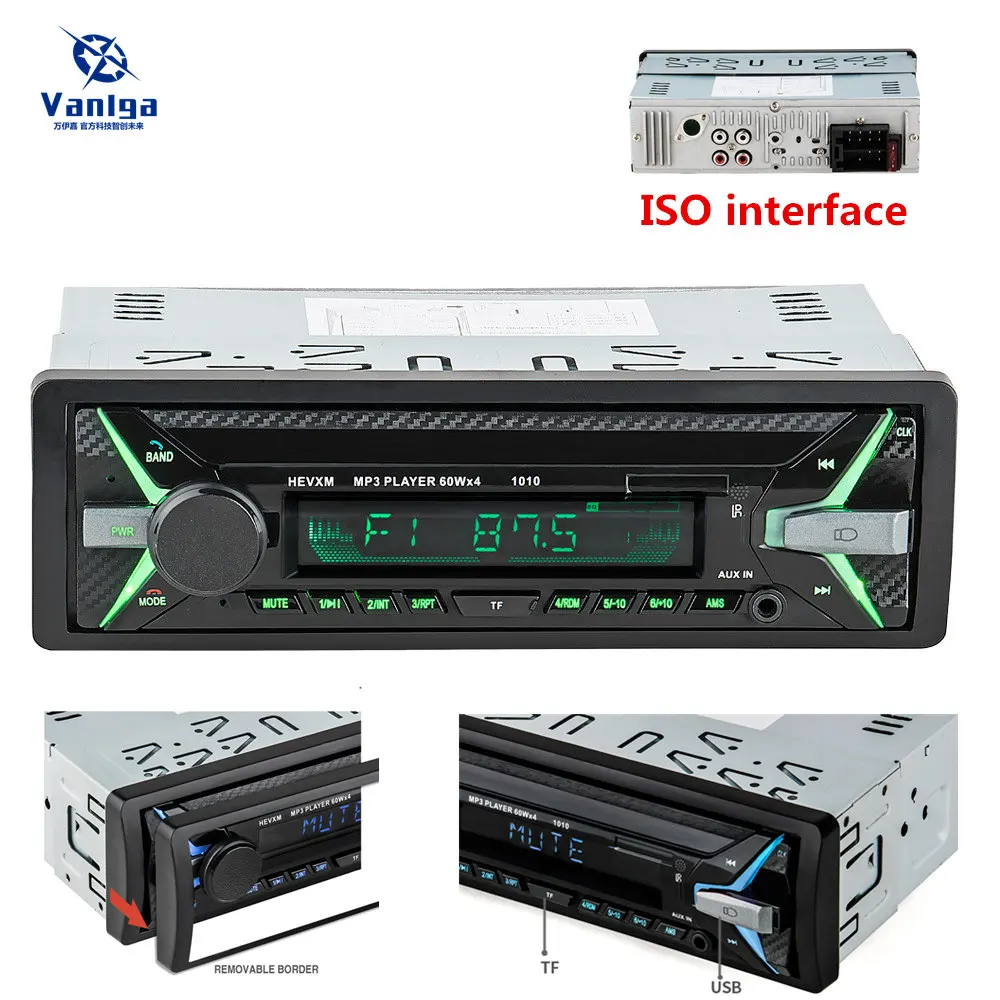 Car Radio 1din Autoradio Aux Input Receiver Bluetooth Stereo Radio MP3 Multimedia Player Support FM/MP3/WMA/USB/SD Card Car Radio 1din Autoradio Aux Input Receiver Bluetooth Stereo Radio MP3 Multimedia Player Support FM/MP3/WMA/USB/SD Card