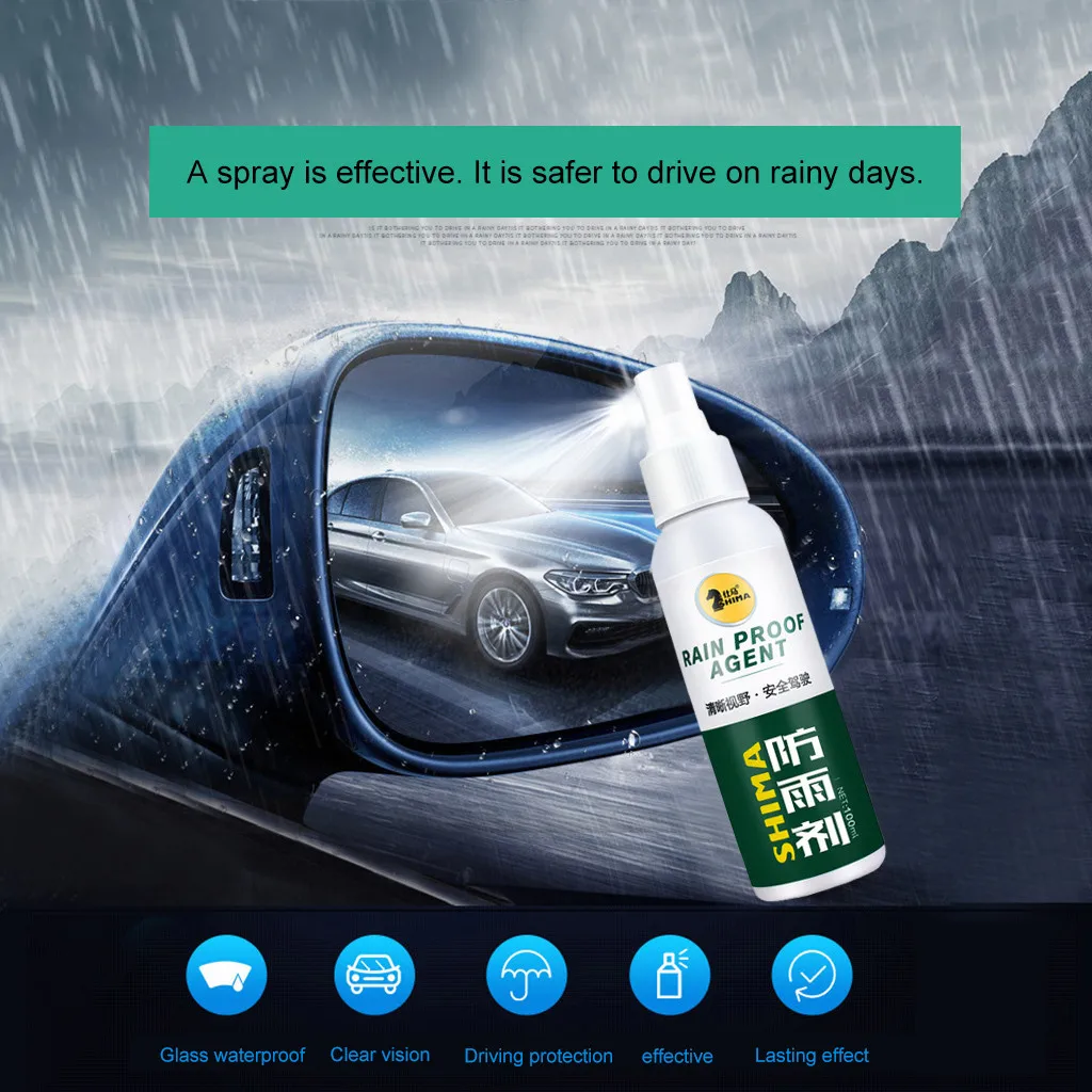 Автомобильное стекло покрытие агент непромокаемый агент стекло дождь знак масло Съемник пленки чистящие средства новые